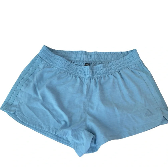adidas Pants - Adidas Aeroready Sky Blue Running Shorts